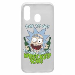 Чехол для Samsung A40 Time to get riggity wrecked son - PrintSalon
