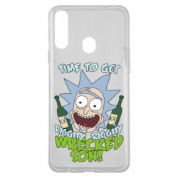 Чехол для Samsung A20s Time to get riggity wrecked son - PrintSalon