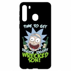 Чехол для Samsung A21 Time to get riggity wrecked son - PrintSalon