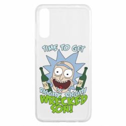 Чехол для Samsung A50 Time to get riggity wrecked son - PrintSalon