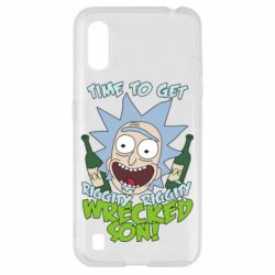 Чехол для Samsung A01/M01 Time to get riggity wrecked son