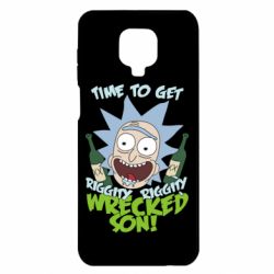 Чехол для Xiaomi Redmi Note 9S/9Pro/9Pro Max Time to get riggity wrecked son - PrintSalon