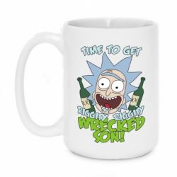 Чашка 420ml Time to get riggity wrecked son - PrintSalon