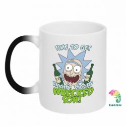 Чашка-хамелеон Time to get riggity wrecked son - PrintSalon