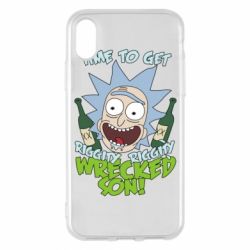 Чехол для iPhone X/Xs Time to get riggity wrecked son - PrintSalon