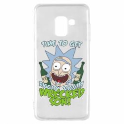 Чехол для Samsung A8 2018 Time to get riggity wrecked son - PrintSalon