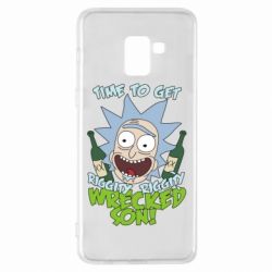 Чехол для Samsung A8+ 2018 Time to get riggity wrecked son - PrintSalon