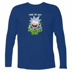 Футболка с длинным рукавом Time to get riggity wrecked son - PrintSalon