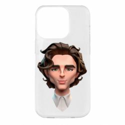Чехол для iPhone 14 Pro Timothée Chalamet - PrintSalon