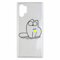 Чехол для Samsung Note 10 Plus Типовий український кіт - PrintSalon