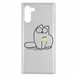 Чехол для Samsung Note 10 Типовий український кіт - PrintSalon