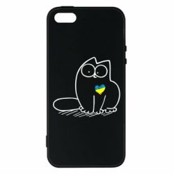 Чехол для iPhone5/5S/SE Типовий український кіт - PrintSalon