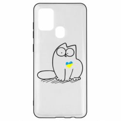 Чехол для Samsung A21s Типовий український кіт - PrintSalon
