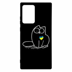 Чехол для Samsung Note 20 Ultra Типовий український кіт - PrintSalon