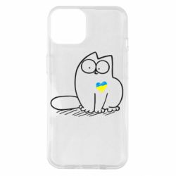 Чехол для iPhone 14 Типовий український кіт - PrintSalon