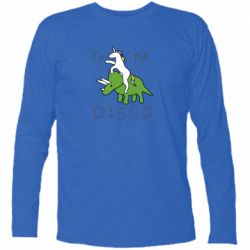 Футболка с длинным рукавом To the disco - PrintSalon