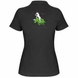 Женское поло To the disco - PrintSalon