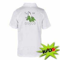 Детское поло To the disco - PrintSalon