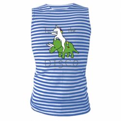 Майка-тельняшка To the disco - PrintSalon