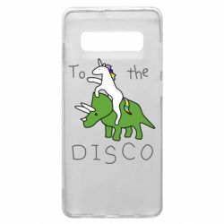 Чехол для Samsung S10+ To the disco - PrintSalon