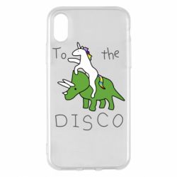 Чехол для iPhone X/Xs To the disco - PrintSalon