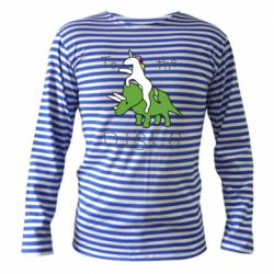 Тельняшка с длинным рукавом To the disco - PrintSalon