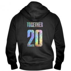 Мужское худи на молнии Together голограмма - PrintSalon