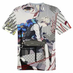 Чоловіча футболка 3D Tokyo ghoul Kaneki Ken - PrintSalon