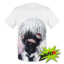 Дитяча 3D футболка Tokyo Ghoul Ken Kaneki - PrintSalon