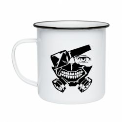 Кружка эмалированная Tokyo Ghoul mask - PrintSalon
