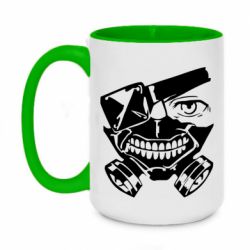 Чашка двухцветная 420ml Tokyo Ghoul mask - PrintSalon