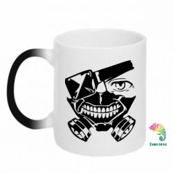 Чашка-хамелеон Tokyo Ghoul mask - PrintSalon