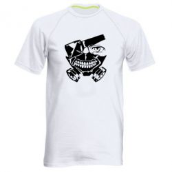 Мужская футболка для спорта Tokyo Ghoul mask - PrintSalon