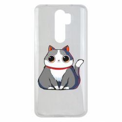 Чохол для Xiaomi Redmi Note 8 Pro Товстий котик з великими очима