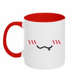 Чашка двокольорова Tooth grin