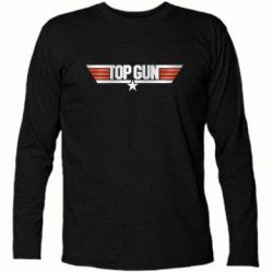 Футболка з довгим рукавом Top Gun Logo - PrintSalon