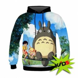 Дитяче 3D худі Totoro on fishing - PrintSalon