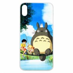 Чохол для iPhone Xs Max Totoro on fishing - PrintSalon
