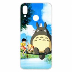 Чохол для Huawei P Smart Plus 2018 Totoro on fishing - PrintSalon