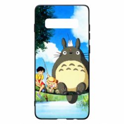 Чохол для Samsung S10+ Totoro on fishing - PrintSalon