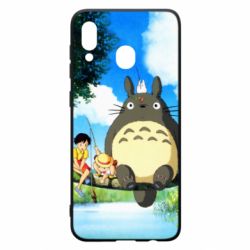 Чохол для Samsung A20 Totoro on fishing - PrintSalon