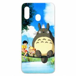 Чохол для Samsung A30 Totoro on fishing - PrintSalon