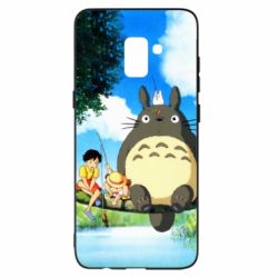 Чохол для Samsung A8+ 2018 Totoro on fishing - PrintSalon