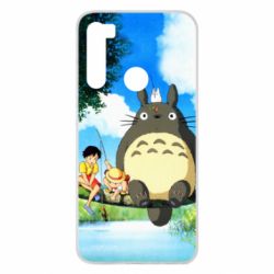 Чохол для Xiaomi Redmi Note 8 Totoro on fishing - PrintSalon