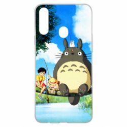 Чохол для Samsung A20s Totoro on fishing - PrintSalon
