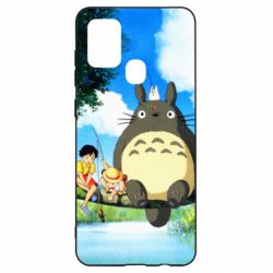 Чохол для Samsung A21s Totoro on fishing - PrintSalon