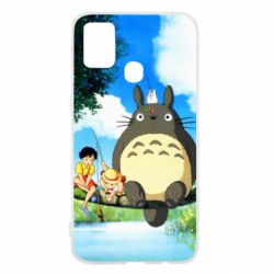 Чохол для Samsung M31 Totoro on fishing - PrintSalon
