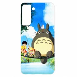 Чохол для Samsung S21 Totoro on fishing - PrintSalon