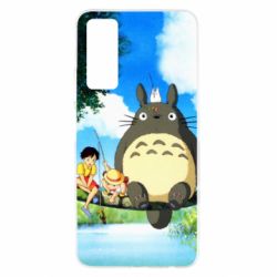 Чохол для Huawei P Smart 2021 Totoro on fishing - PrintSalon