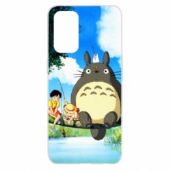 Чохол для Oppo Reno 5 4G Totoro on fishing - PrintSalon